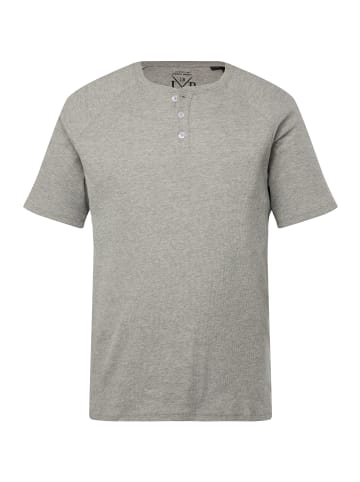 JP1880 Langer Schlafanzug in grau melange