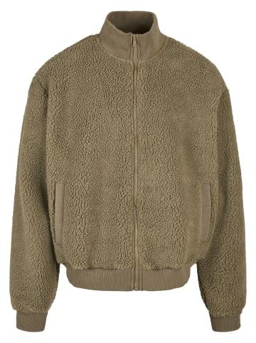Urban Classics Urban Classics Herren Boxy Sherpa Jacket in tiniolive