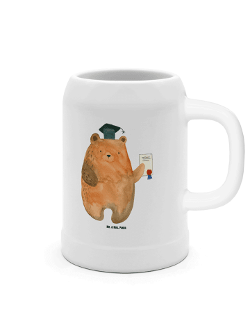 Mr. & Mrs. Panda Krug Bär Prüfung ohne Spruch in Weiß