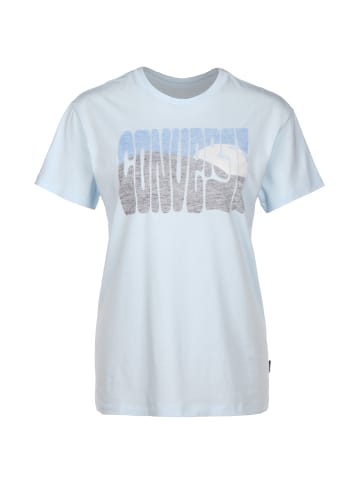 Converse T-Shirt Converse Mountain Reverse Print in blau