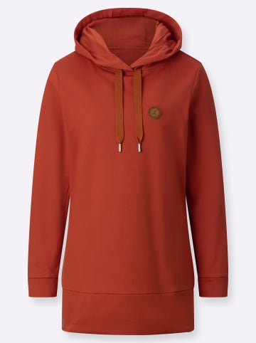 WITT WEIDEN Long-Sweatshirt in rostrot