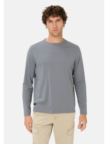 Camel Active fleXXXactive® Langarmshirt mit Rundhalsausschnitt in Sturmblau