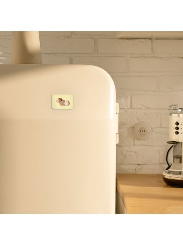 Mr. & Mrs. Panda magnet für kühlschrank Meerschweinchen Weisheit... in Gelb Pastell