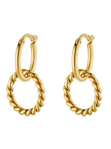 Steel_Art Ohrcreole Damen Anna goldfarben in goldfarben