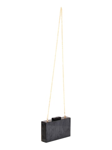NAEMI Damen Handtasche in Schwarz Gold
