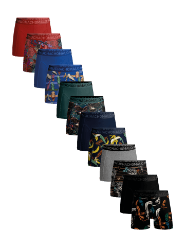 Muchachomalo 12er-Set: Boxershort in Mehrfarbig - für Herren