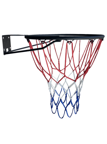 Prosport Basketballkorb Felge in Rot 63x49x34