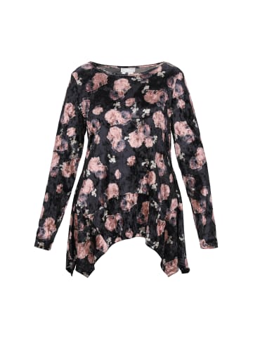 Usha Blouse in black multicolor