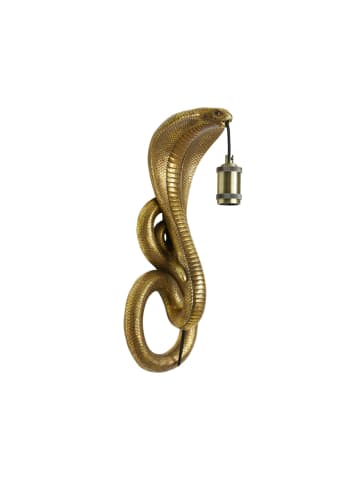 Light & Living Wandlampe Snake - Bronze - 18.5x18x52cm