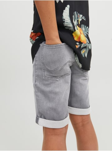 Jack & Jones Jeans Shorts Oberschenkellang JJIRICK in Grau