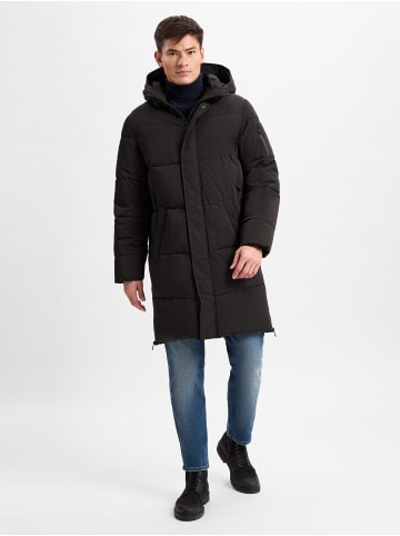 Finshley & Harding Steppmantel in schwarz