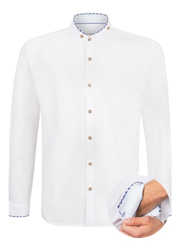 Stockerpoint Stockerpoint Trachtenhemd Alexio in weiss-blau