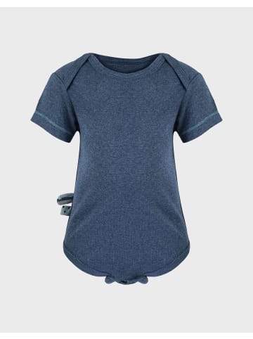 OrganicEra Baby Kurzarm-Body in Indigo Melange