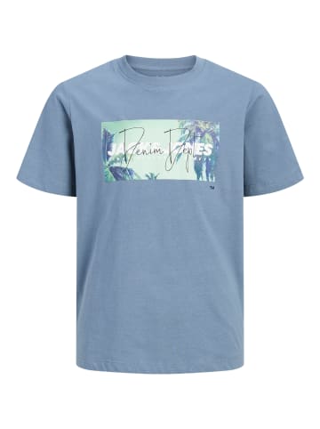 JACK & JONES Junior T-Shirt Casual Jjindiana in blue mirage