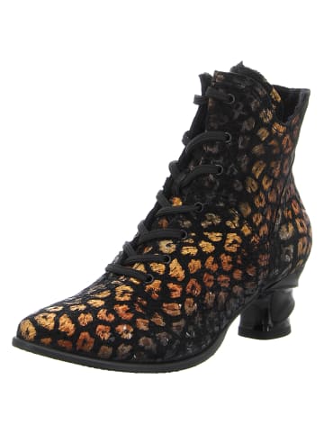 SIMEN Schnürstiefelette in schwarz