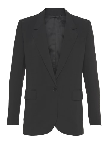 LASCANA Longblazer in schwarz