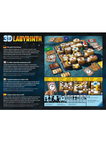 Ravensburger Schiebespiel 3D Labyrinth Ab 7 Jahre in bunt