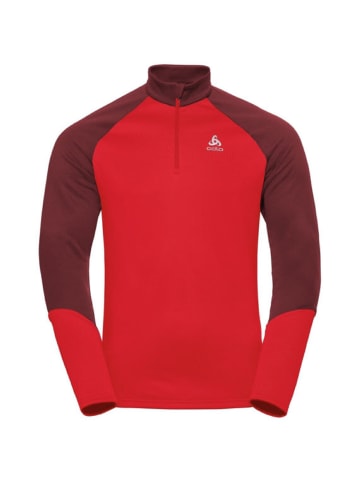Odlo Shirt Midlayer 1/2 zip PLANCHES in Beere