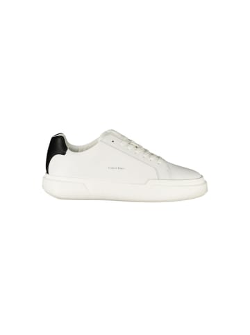 Calvin Klein Weiß Leder Herren Sneaker