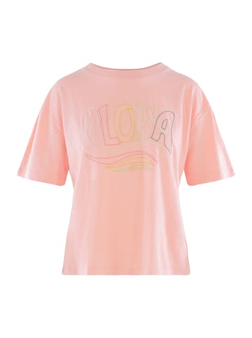 P.J. Salvage T-Shirt Cozy Casual in Rosa