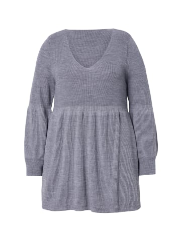 MIAMODA Pullover in hellgrau mélange
