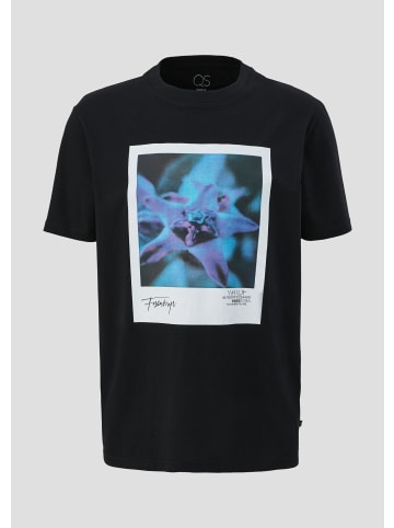 QS T-Shirt in 99D0_schwarz