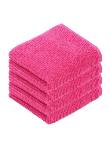 Vossen 4er Pack Handtuch in prim rose