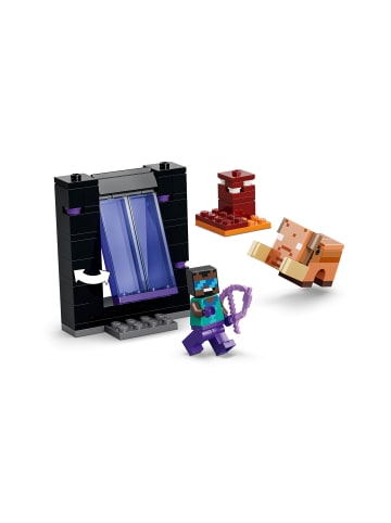 LEGO Minecraft 21584 – Netherportal trifft Endportal - ab 3 Jahren in multicolored