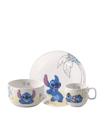 Villeroy & Boch 3er Set Kindergeschirr-Set Disney Stitch in bunt