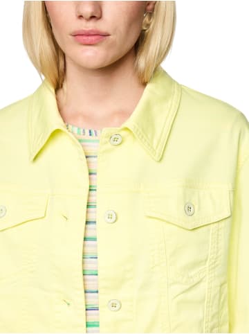 MARC CAIN COLLECTIONS Kurze Jeansjacke aus Baumwollstretch in Deep Limonella