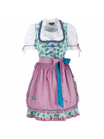 Wiesnkönig Dirndl Amrei in Türkis