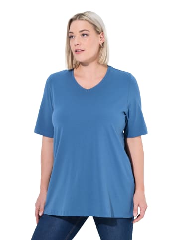 Ulla Popken Shirt in denimblau