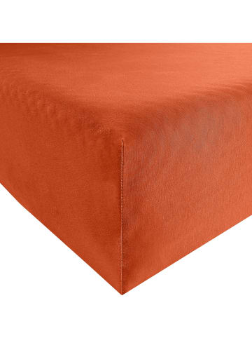 REDBEST Single-Jersey Spannbettlaken Denver in terra