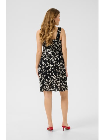 Kaffe Kleid KAthora Regular fit in Black/Chalk/Red Petit Fleur
