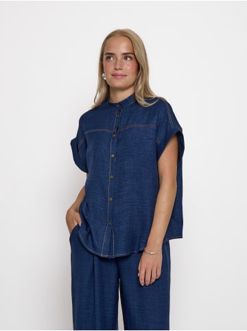 Peppercorn Shirt in Dark Navy Mel.
