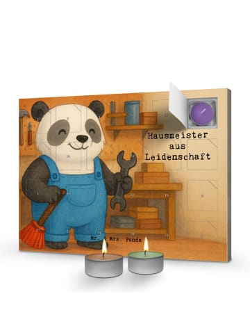 Mr. & Mrs. Panda adventskalender kerzen Hausmeister Leidenschaft... in Weiß