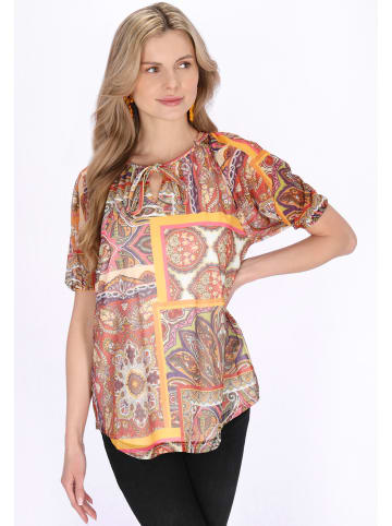 usha FESTIVAL Women Blouse in yellow multicolor