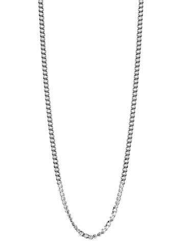 Adeliás Unisex Halskette – Panzerkette aus 925 Silber 42 cm in silber