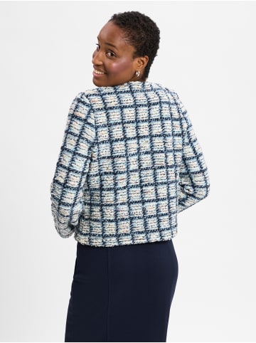 Rich & Royal Kurzblazer in hellblau ecru - 0001