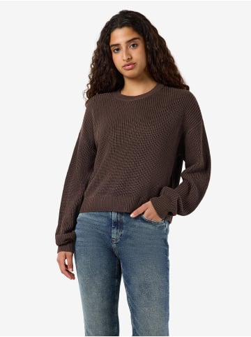 Noisy may Pullover in Chocolate Brown1