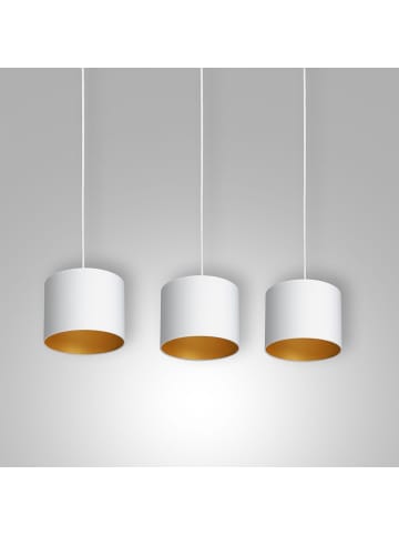 Licht-Erlebnisse Pendelleuchte (B)18 x (L)75 x (T)110 cm in Weiß GoldWeiß Gold