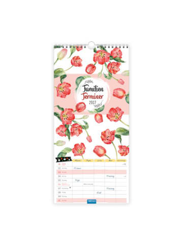 Trötsch Kalender - TRÖTSCH - Familienkalender Familienterminer Blumen 2027