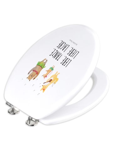 Mr. & Mrs. Panda Klodeckel Waldtiere Aloha mit Spruch in Weiß