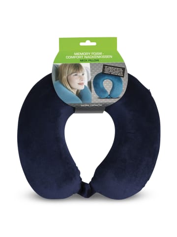 Worldpack Nackenkissen 30 cm in marineblau