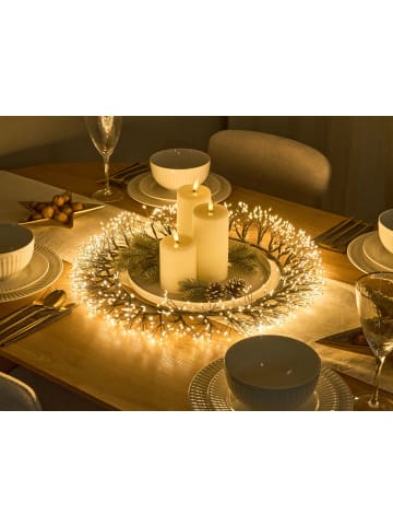 Beliani LED Deko MUGGAN in Schwarz - (W) 52 x (H) 52 x (L) 5 cm
