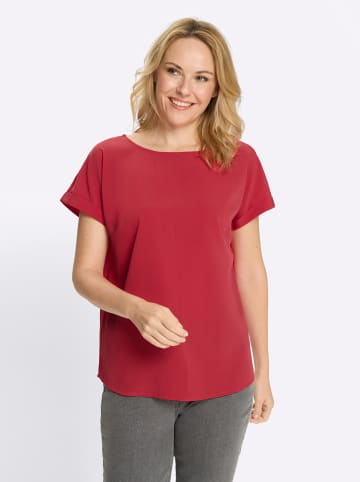 Sieh an! Schlupfbluse in erdbeere