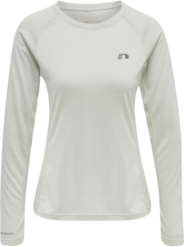 Newline Newline T-Shirt Women Running Laufen Damen Atmungsaktiv Feuchtigkeitsabsorbierenden in OYSTER MUSHROOM MELANGE