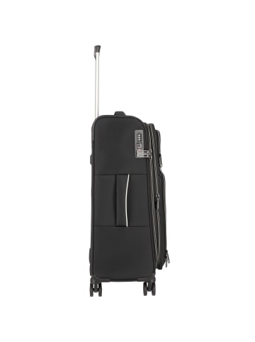 D&N Travel Line 9204 4 Rollen Trolley M 66 cm in schwarz