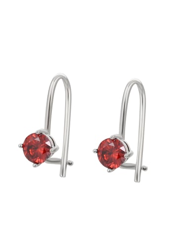 gaya Women Earrings in Silver Red