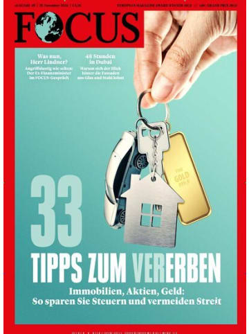Hubert Burda Media 52 x FOCUS Zeitschrift (Gutschein für Jahres Abo)